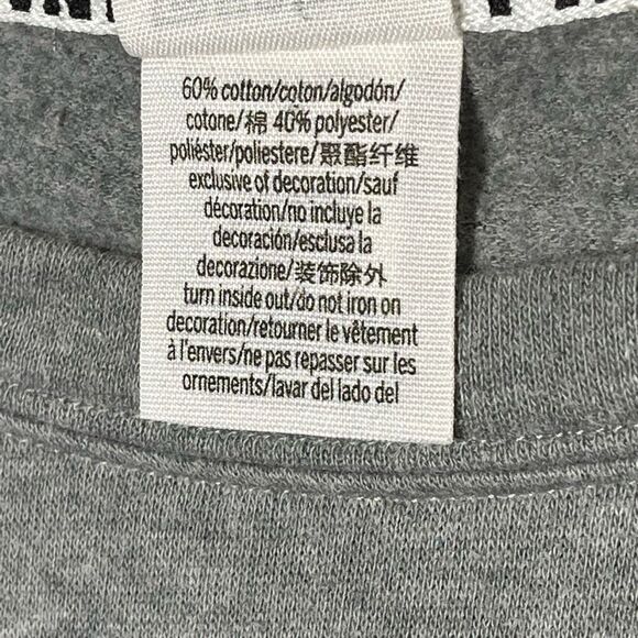 PINK Lightweight Grey Crewneck Sweatshirt - Picture 7 of 7